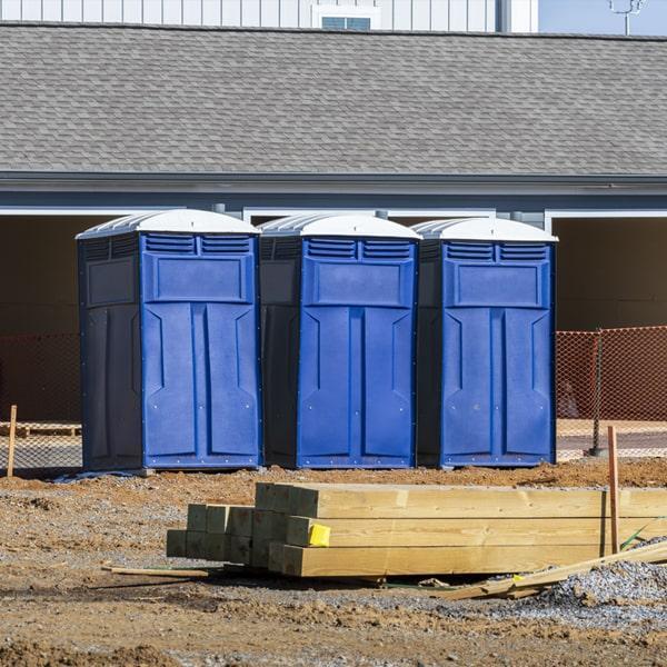 Heavy-duty construction site porta potty in Salinas, California